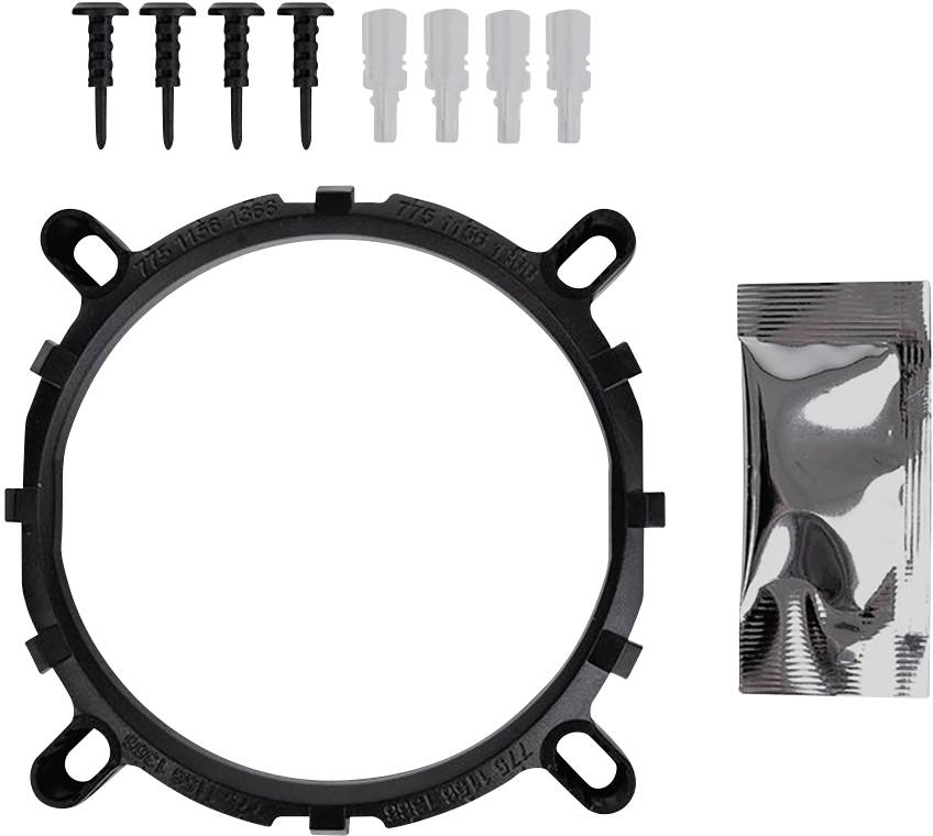 Thermaltake UX 100 Air ARGB CPU-Kühler mit Lüfter Intel® LGA 1851, Intel® LGA 1700, Intel® LGA 1200, Intel® LGA 1156, Intel® LGA 1155, Intel®