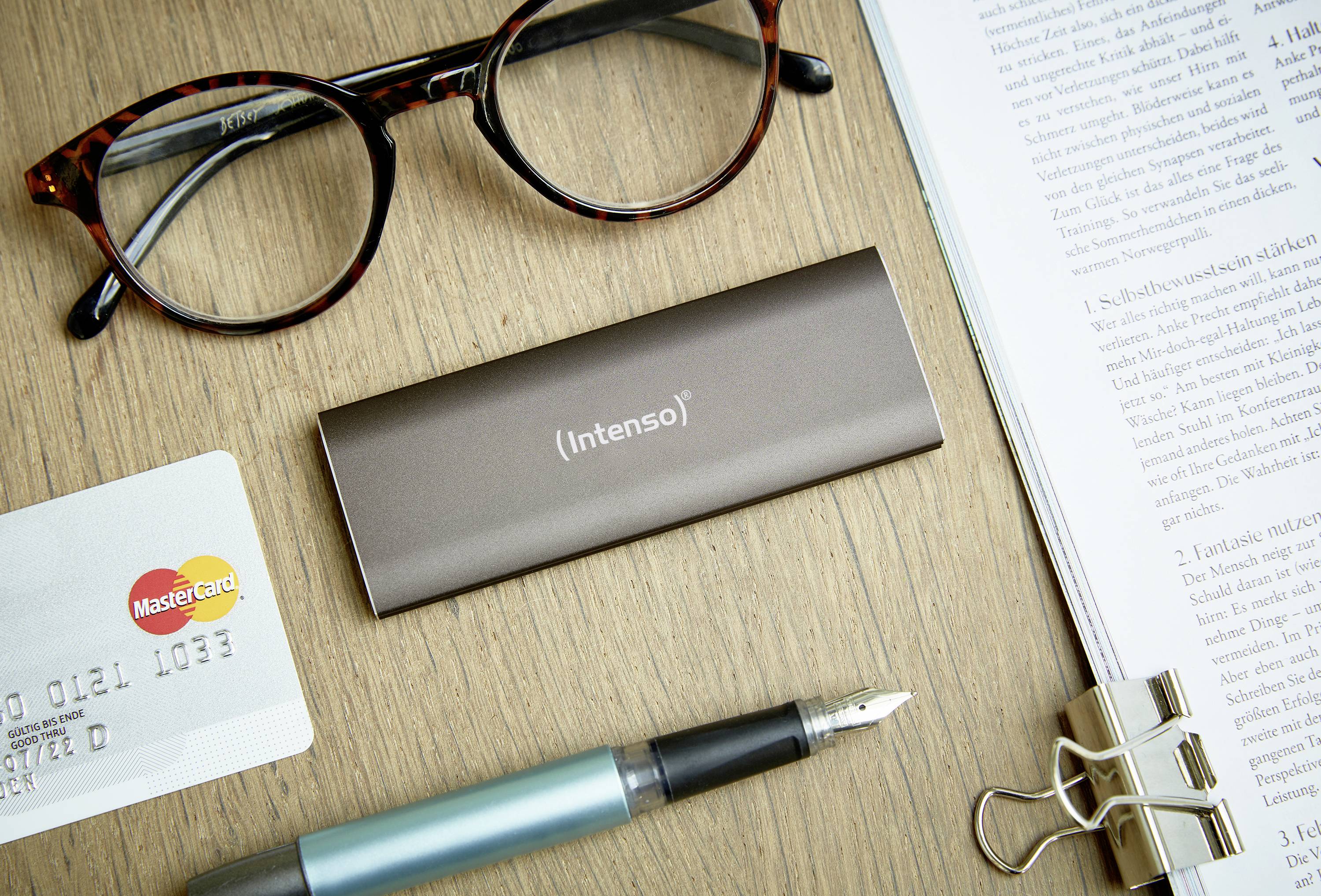 Intenso 1 TB Externe SSD USB-C® USB 3.2 (Gen 2) Braun (metallic) 3825460