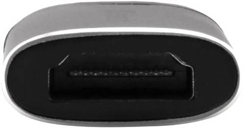 Verbatim 49143 USB-C® Adapter [1x USB-C® Stecker - 1x HDMI-Buchse] Silber (matt) 0.10m