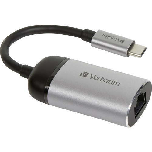 Verbatim USB-C® Adapter [1x USB-C® Stecker - 1x RJ45-Buchse] 49146