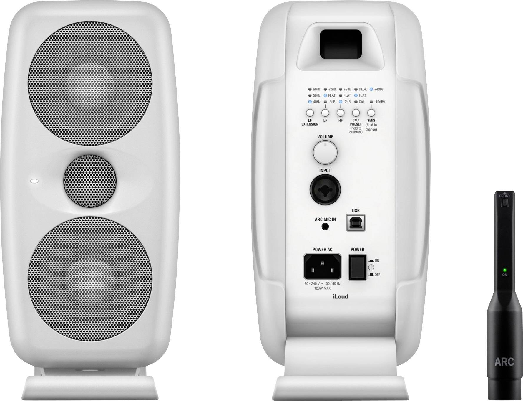 IK Multimedia iLoud MTM Aktiver Monitor-Lautsprecher 3.5 Zoll 1St.