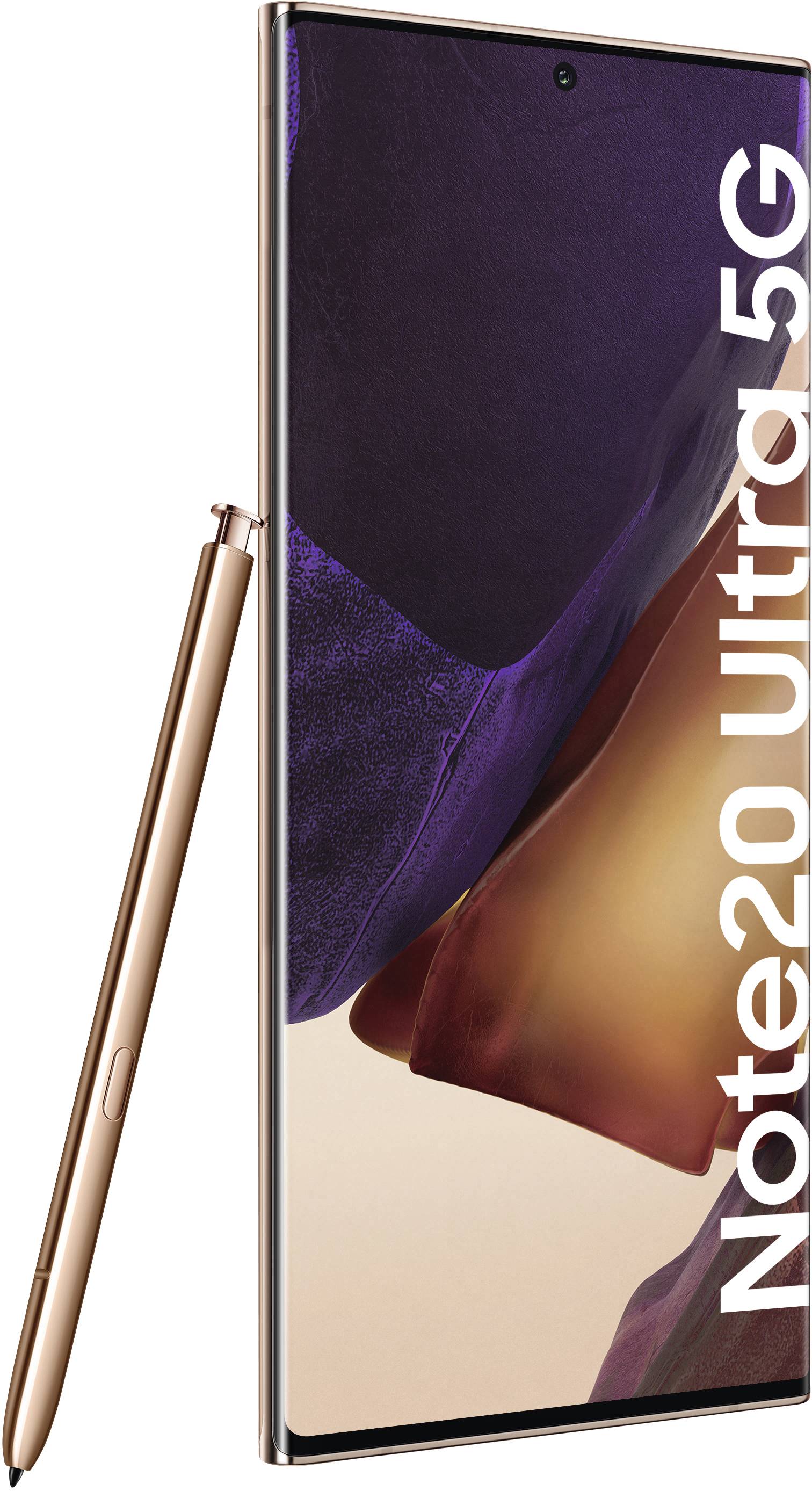 Samsung Galaxy Note 20 Ultra 5G Smartphone 256 GB 17.5 cm (6.9 Zoll) Bronze Android™ 10