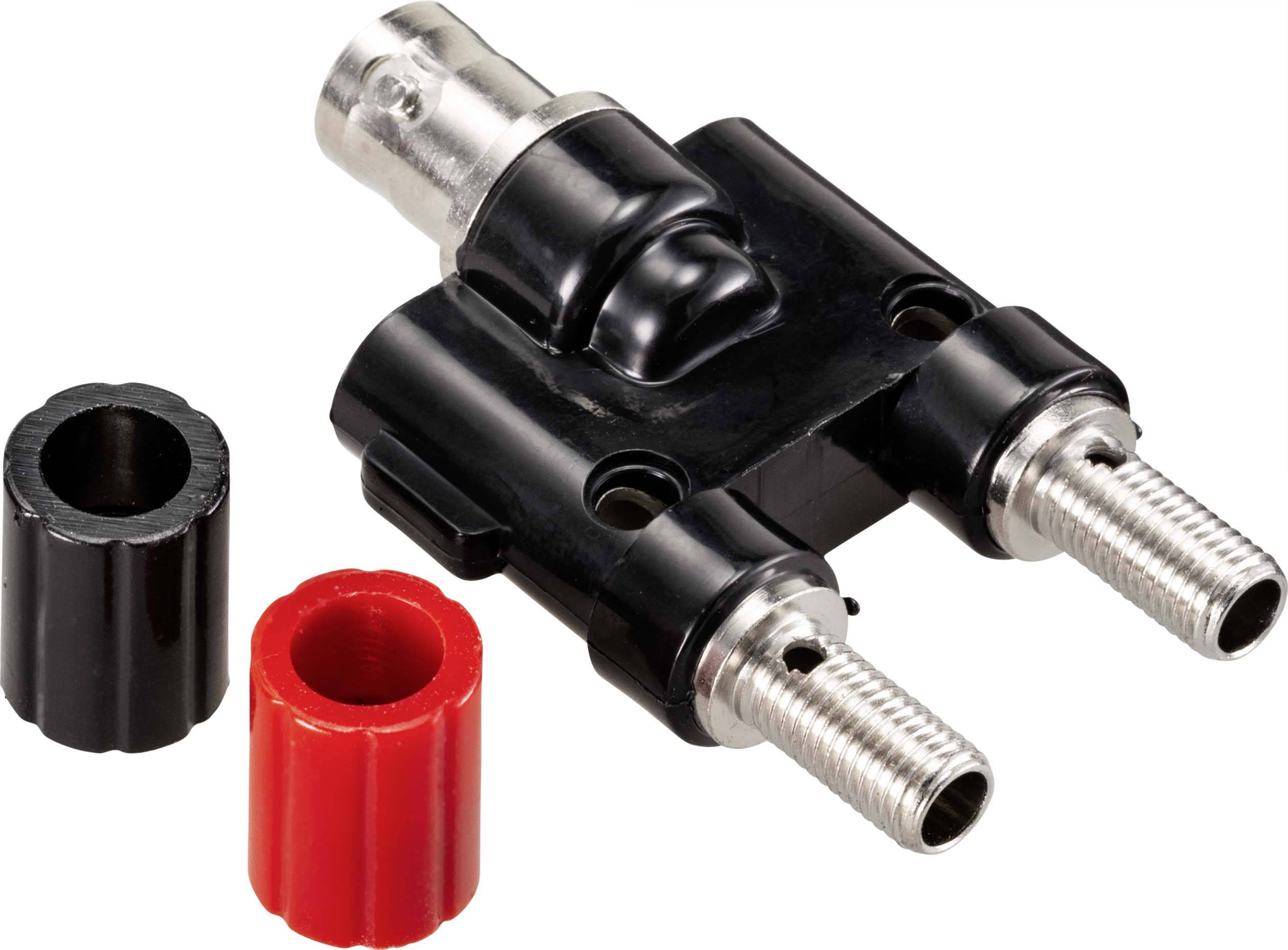 TRU COMPONENTS Adapterstecker BNC-Buchse - Buchse 4mm gerade Schwarz
