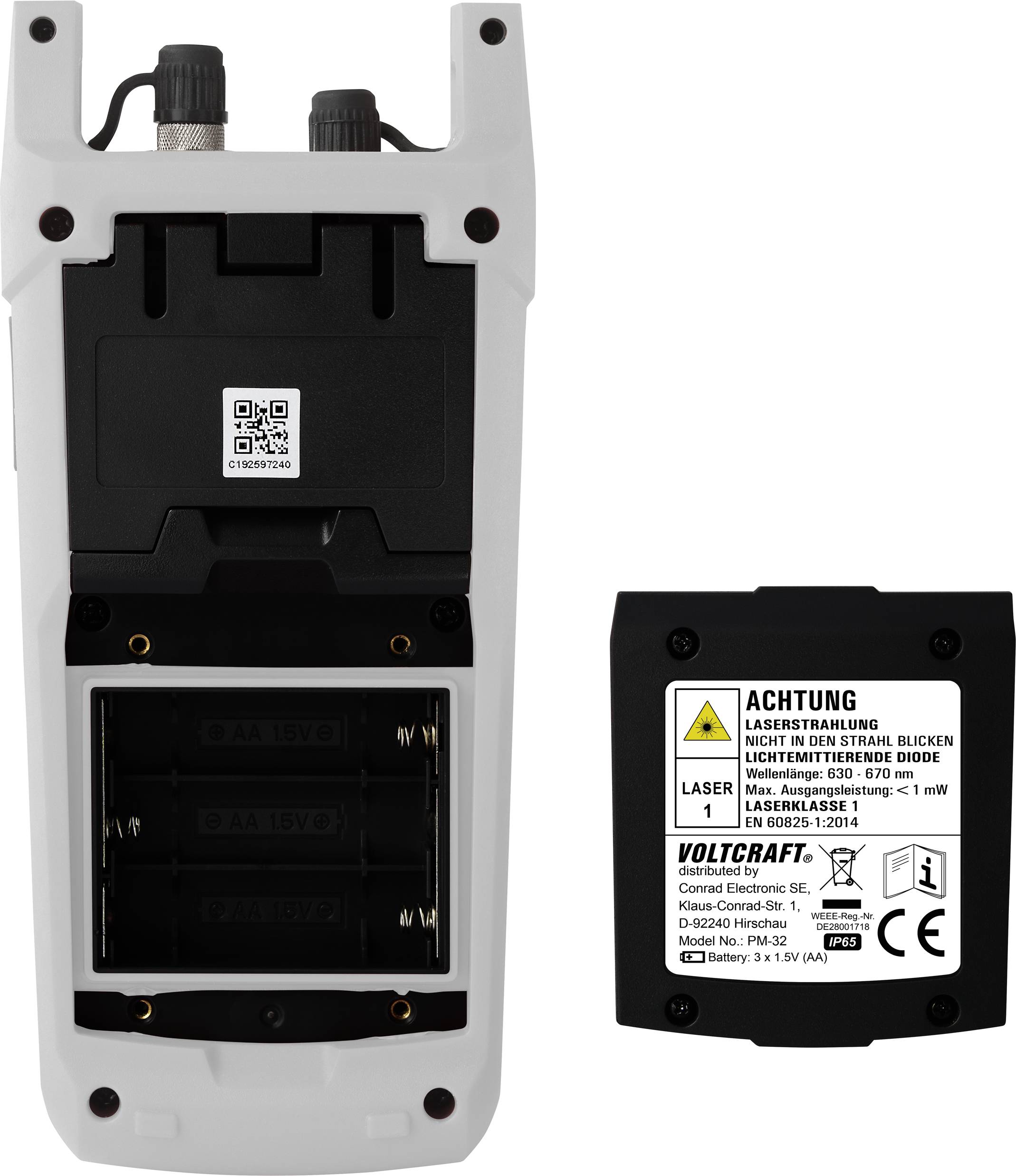 VOLTCRAFT Glasfaserprüfgerät VC-11499080 PM-32