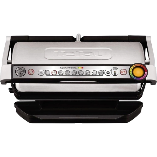 Tefal Optigrill XL Elektro Kontaktgrill Automatische Temperaturanpassung Edelstahl (gebürstet), Schwarz Tefal Optigrill XL Elektro Kontaktgrill Automatische Temperaturanpassung Edelstahl (gebürstet), Schwarz