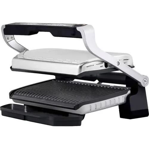 Tefal Optigrill XL Elektro Kontaktgrill Automatische Temperaturanpassung Edelstahl (gebürstet), Schwarz Tefal Optigrill XL Elektro Kontaktgrill Automatische Temperaturanpassung Edelstahl (gebürstet), Schwarz