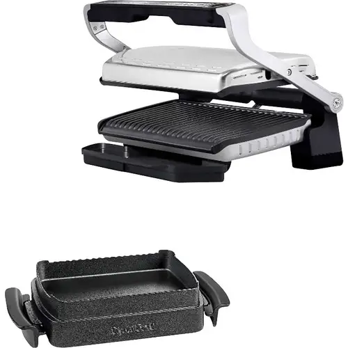 Tefal Optigrill XL Elektro Kontaktgrill Automatische Temperaturanpassung Edelstahl (gebürstet), Schwarz Tefal Optigrill XL Elektro Kontaktgrill Automatische Temperaturanpassung Edelstahl (gebürstet), Schwarz