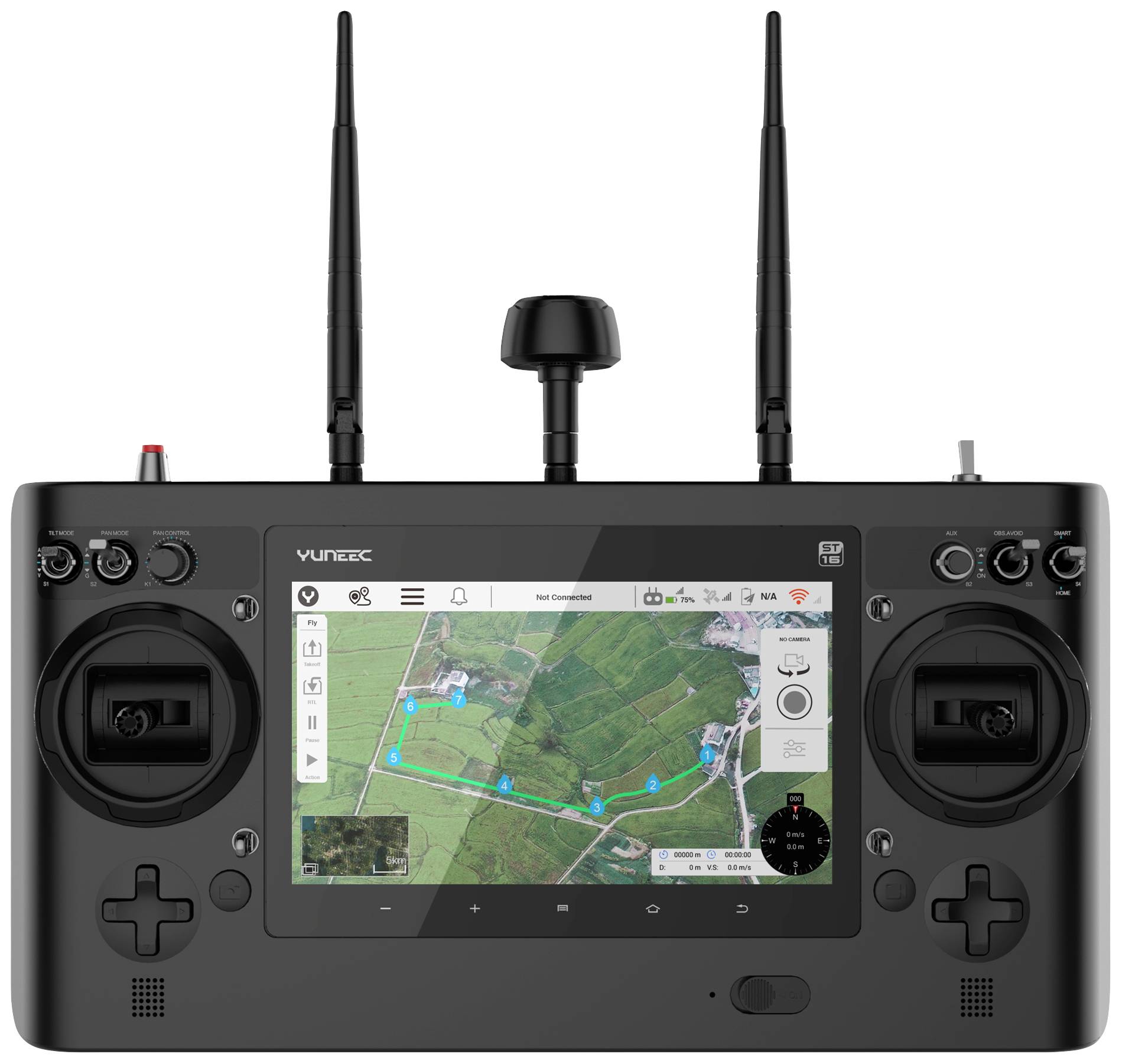 Yuneec H520E RTF, ST16E, 2 Akkus, EU Hexacopter RtF Profi Orange, Schwarz