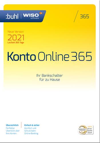 WISO Konto Online 365 Jahreslizenz, 1 Lizenz Windows Finanz-Software