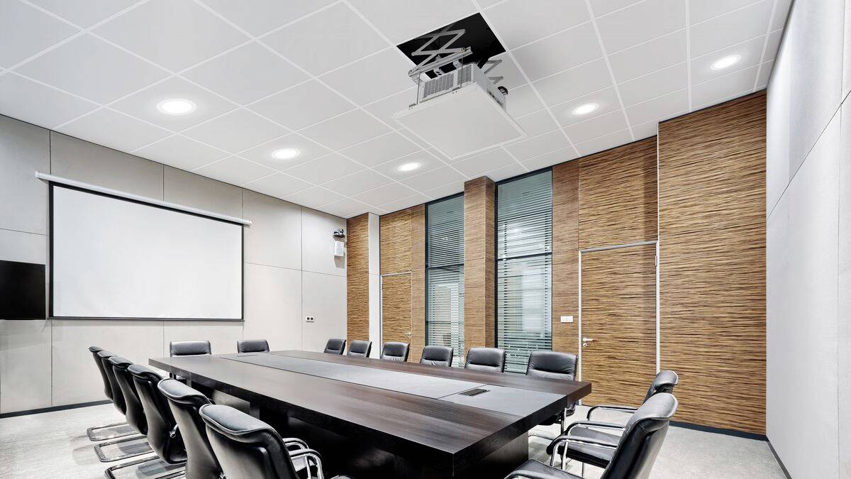 Vogel's PPL 2040 Beamer-Deckenhalterung Deckenhalter Silber