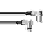 Omnitronic 30220632 XLR Verbindungskabel [1x XLR-Stecker 3 polig - 1x XLR-Buchse 3 polig] 3.00m Schwarz