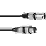 Omnitronic 3022075B XLR Verbindungskabel [1x XLR-Stecker 3 polig - 1x XLR-Buchse 3 polig] 0.20m Schwarz