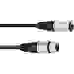 Omnitronic 30220761 XLR Verbindungskabel [1x XLR-Stecker 5 polig - 1x XLR-Buchse 5 polig] 0.50m Schwarz