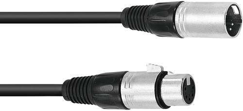 30220770 XLR Verbindungskabel [1x XLR-Stecker 5 polig - 1x XLR-Buchse 5 polig] 10.00m Sch