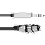Omnitronic 30225182 XLR Adapterkabel [1x XLR-Buchse 3 polig - 1x Klinkenstecker 6.3 mm (stereo)] 2.