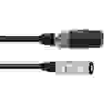 Omnitronic 30225590 XLR Adapterkabel [1x Lautsprecherkupplung - 1x XLR-Stecker 3 polig] 1.00 m Schw