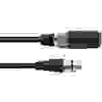 Omnitronic 30225600 XLR Adapterkabel [1x Lautsprecherkupplung - 1x XLR-Buchse 3 polig] 1.00m Schwarz