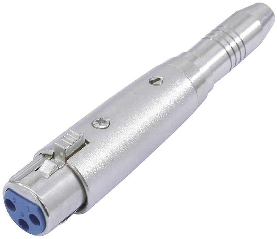 Omnitronic 30226550 XLR Adapter [1x XLR-Buchse 3 polig - 1x Klinkenbuchse 6.3 mm (mono)]