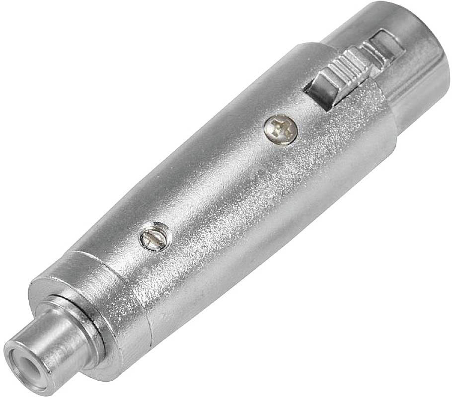 Omnitronic 30226564 XLR Adapter [1x Cinch-Buchse - 1x XLR-Buchse 3 polig]