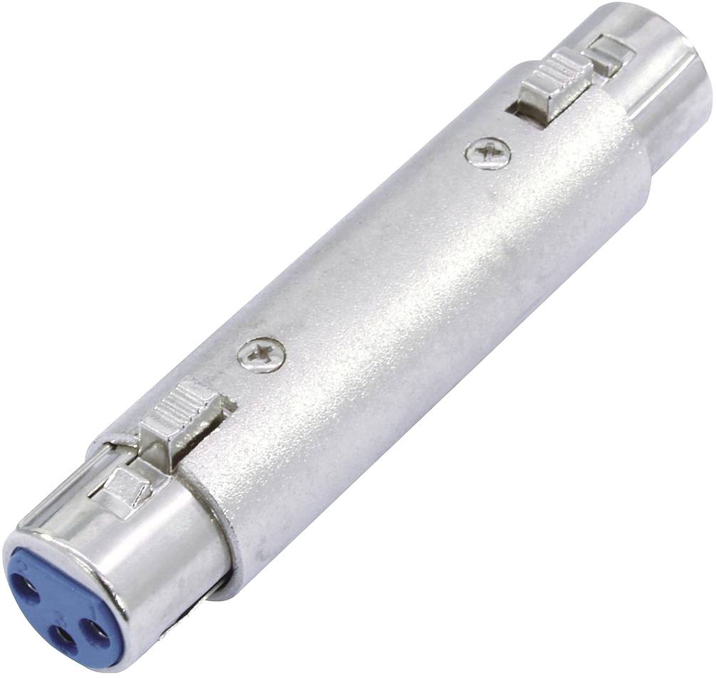 Omnitronic 30226572 XLR Adapter [1x XLR-Buchse 3 polig - 1x XLR-Buchse 3 polig]
