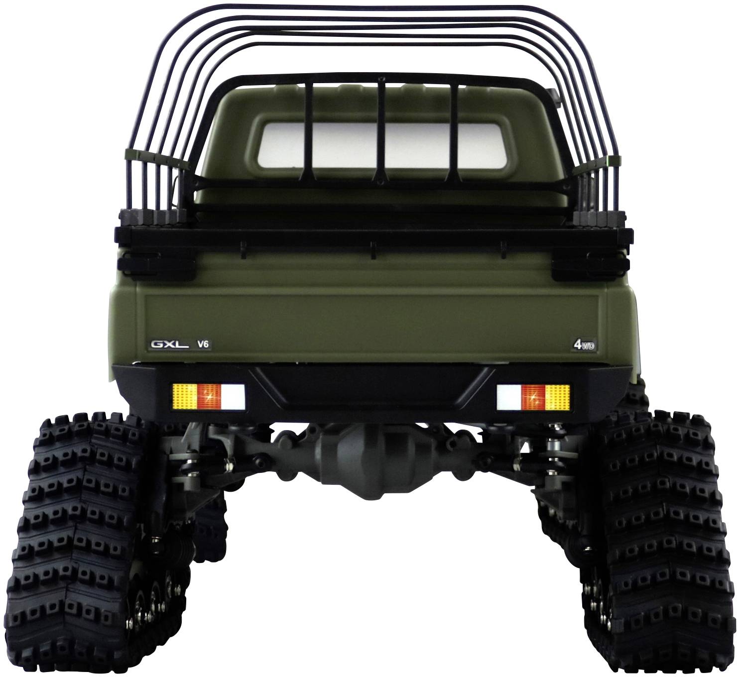 Amewi AMXRock RCX10BTS Scale Crawler Pick-Up mattgrün 1:10, RTR Brushed 1:10 RC Modellauto Elektro Crawler RtR 2,4GHz