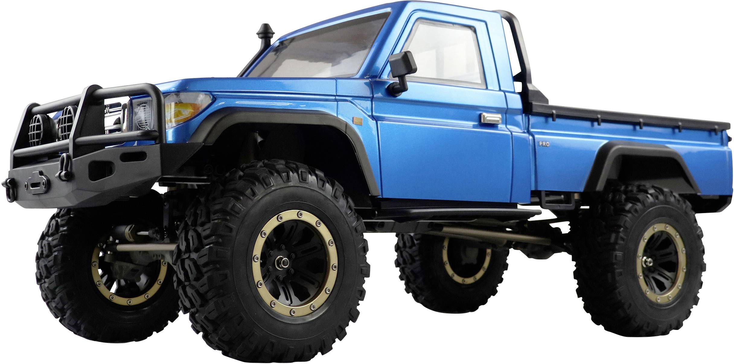 Amewi AMXRock RCX8P Scale Crawler Pick-Up 1:8, RTR blau Brushed 1:8 RC Modellauto Elektro RtR 2,4 GHz