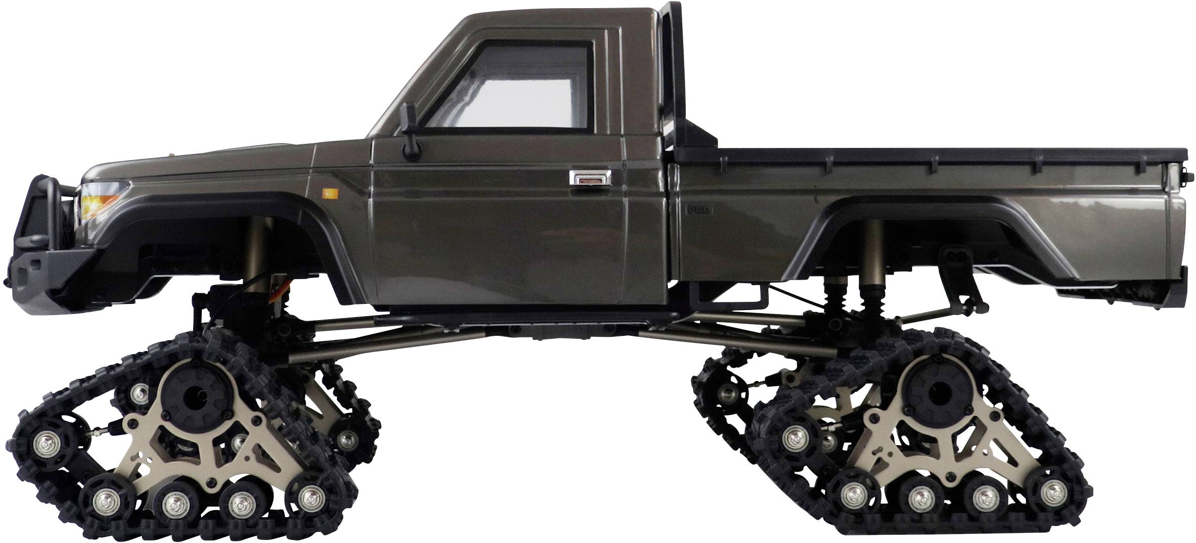 Amewi AMXRock RCX8PT Scale Crawler Pick-Up 1:8, RTR grau Brushed 1:8 RC Modellauto Elektro RtR 2,4GHz