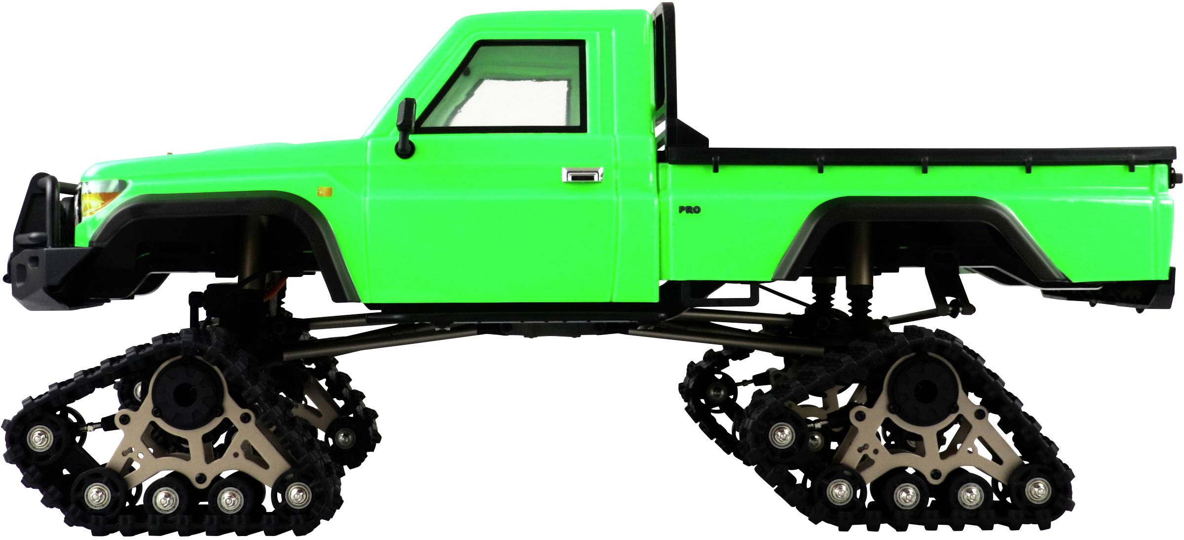 Amewi AMXRock RCX8PT Scale Crawler Pick-Up 1:8, RTR grün Brushed 1:8 RC Modellauto Elektro RtR 2,4GHz