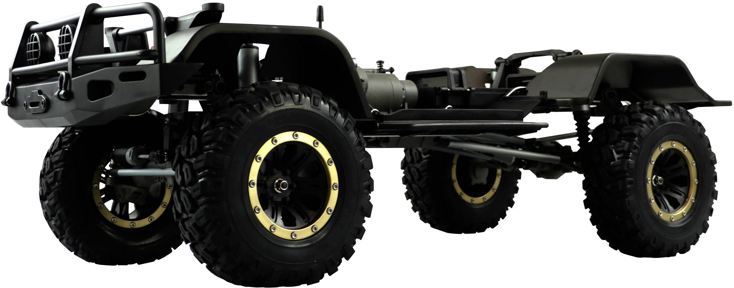 Amewi AMXRock RCX8BS Scale Crawler Pick-Up 1:8, RTR mattgrün Brushed 1:8 RC Modellauto Elektro RtR 2,4GHz