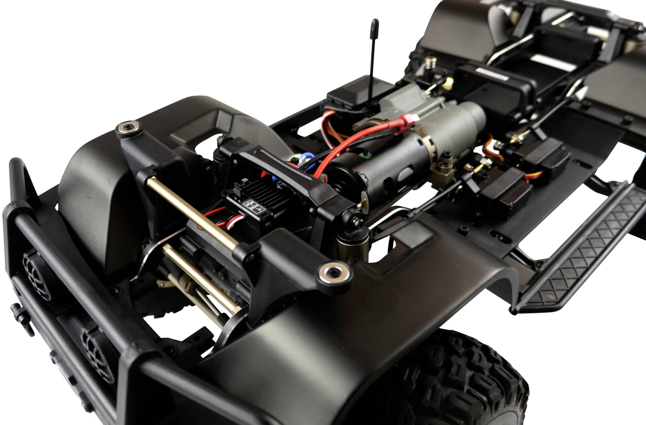 Amewi AMXRock RCX8PS Scale Crawler Pick-Up 1:8, RTR mattgrün Brushed 1:8 RC Modellauto Elektro RtR 2,4GHz