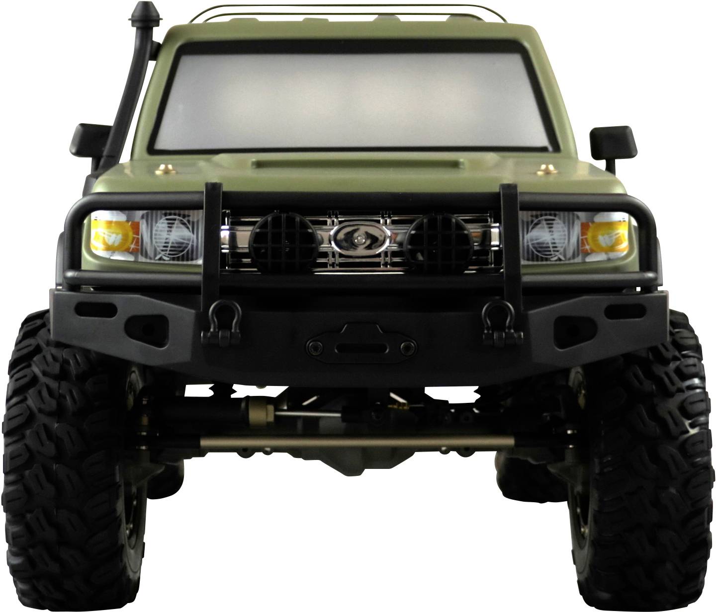 Amewi AMXRock RCX8PS Scale Crawler Pick-Up 1:8, RTR mattgrün Brushed 1:8 RC Modellauto Elektro RtR 2,4GHz