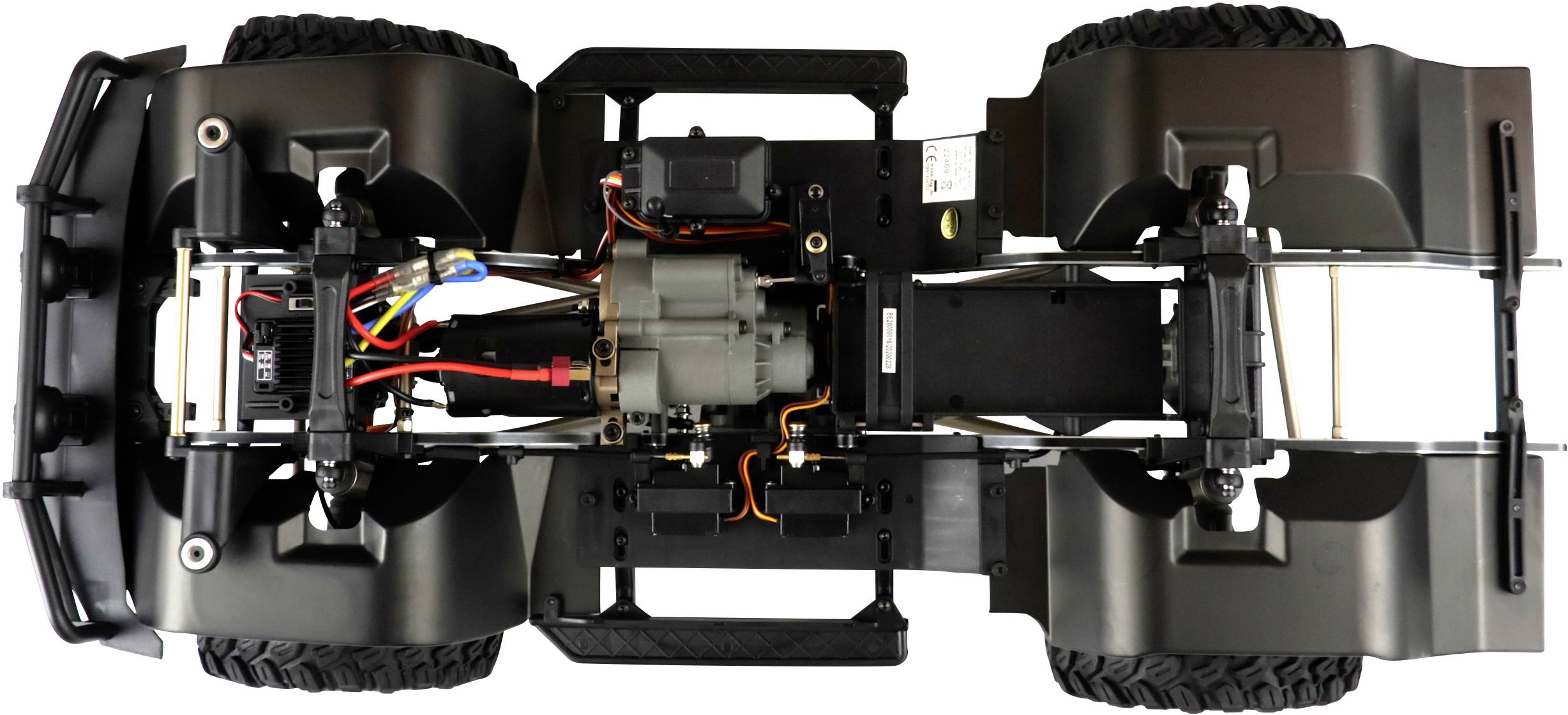 Amewi AMXRock RCX8PS Scale Crawler Pick-Up 1:8, RTR mattgrün Brushed 1:8 RC Modellauto Elektro RtR 2,4GHz