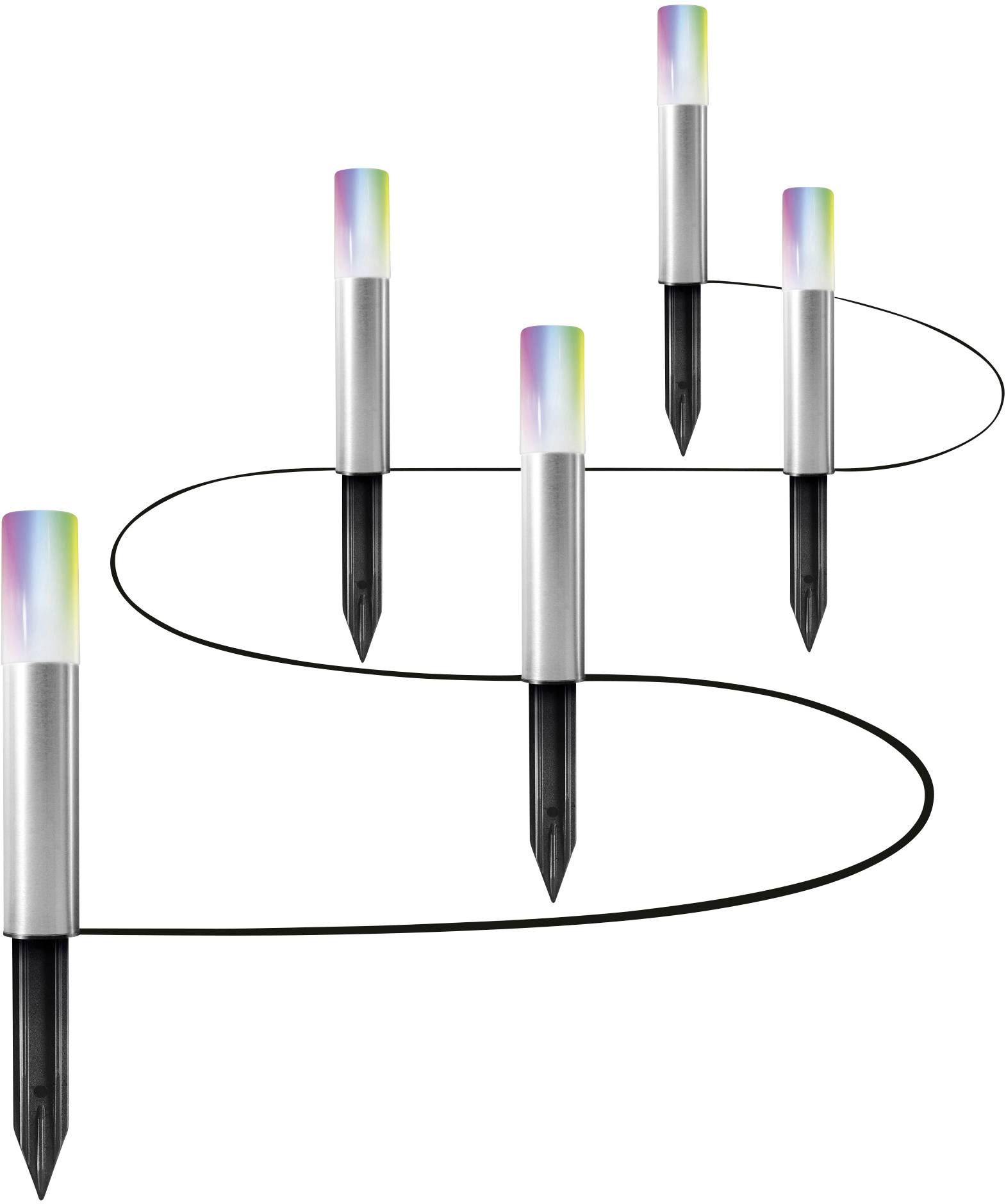 LEDVANCE 4058075478213 SMART+ GARDENPOLE MULTICOLOR RGBW WIFI LED-Gartenleuchte LED LED fest eingeb