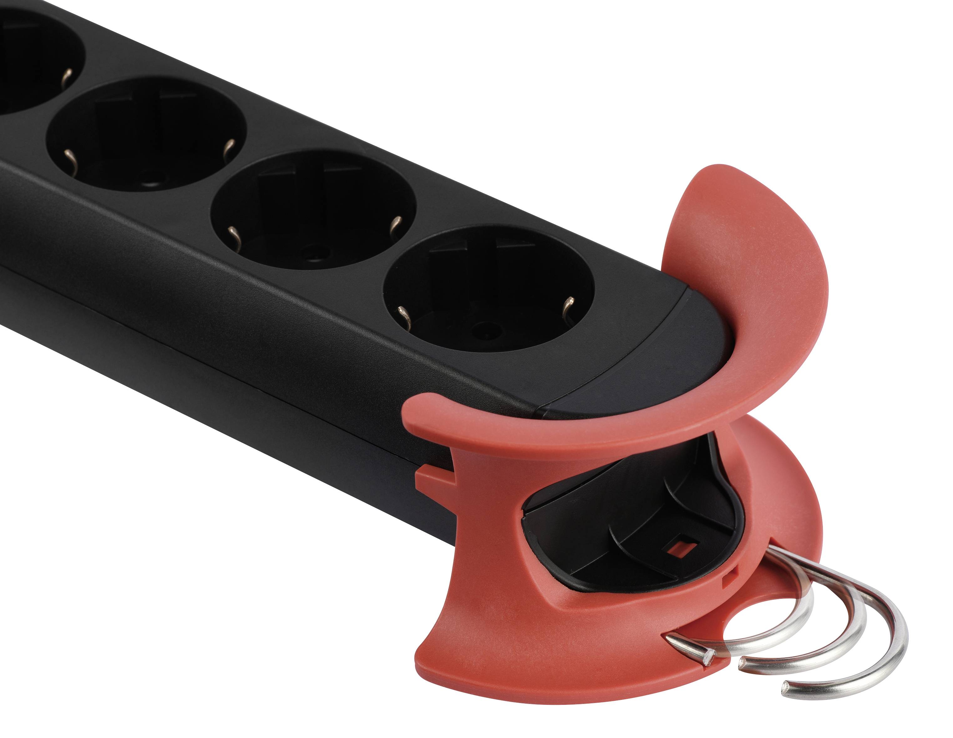 Maxtrack NV 60-5L Steckdosenleiste mit Schalter Schwarz Schutzkontakt 1St.