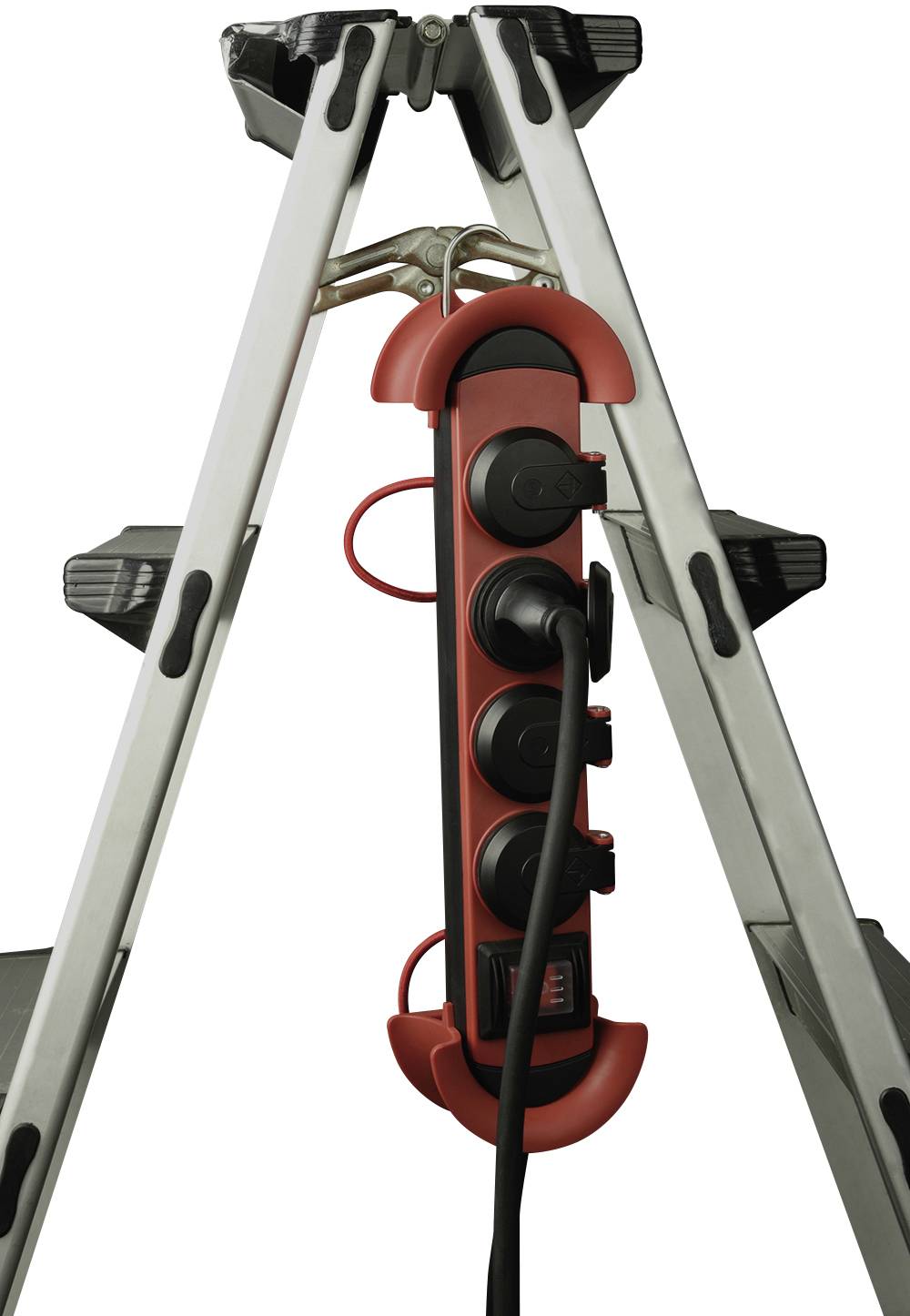 Maxtrack NV 61-5L Steckdosenleiste mit Schalter Schwarz Schutzkontakt 1St.