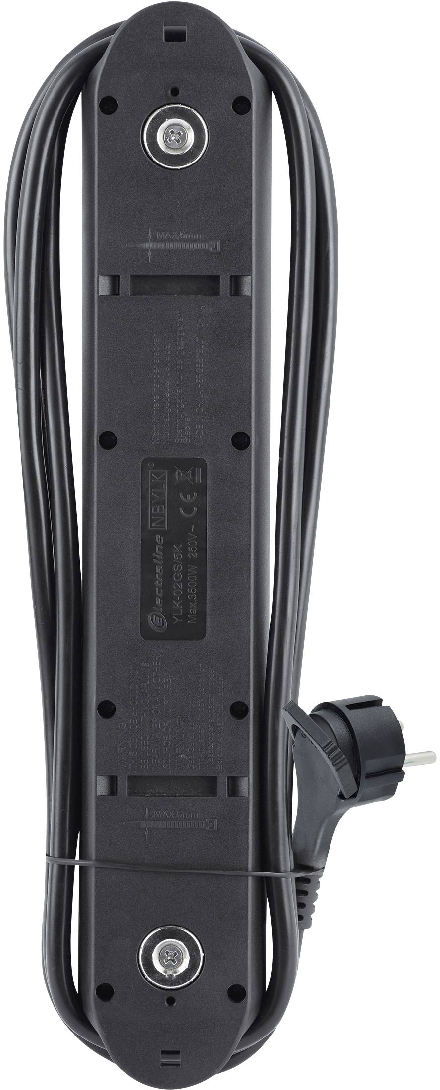 Maxtrack NV 57-1,5L Steckdosenleiste mit Schalter Schwarz Schutzkontakt 1St.