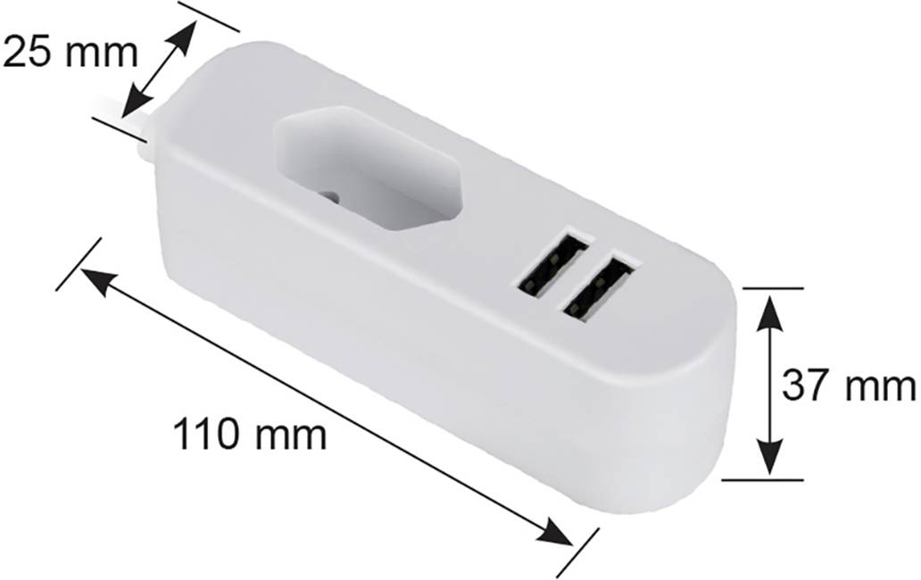 Maxtrack NVU 3 L NVU 3 L USB-Ladegerät Steckdose 2 x USB