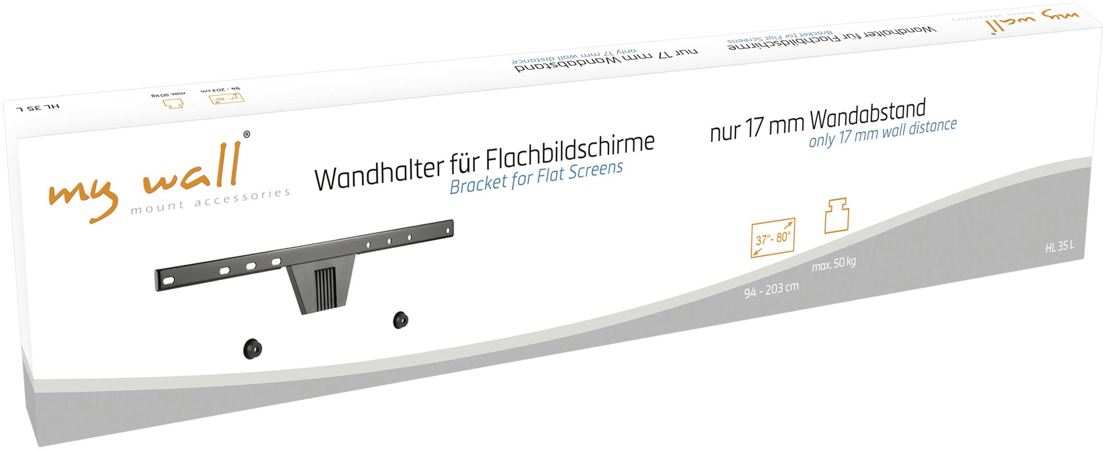 My Wall HL 35L TV-Wandhalterung 94,0cm (37") - 203,2cm (80") Starr