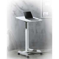 My Wall Tischpult HT 2L Weiß HT 2L Farbe der Tischplatte: Weiß mit Rollen, höhenverstellbar, neigungsverstellbar max. Höhe: 1128mm My Wall Tischpult HT 2L Weiß HT 2L Farbe der Tischplatte: Weiß mit Rollen, höhenverstellbar, neigungsverstellbar max. Höhe: 1128mm