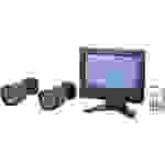 Sygonix SY-4600588 AHD Überwachungskamera-Set 2-Kanal mit 2 Kameras 1280 x 720 Pixel