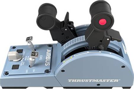 Thrustmaster TCA Quadrant Airbus Edition Flugsimulator-Controller USB PC Blau, Schwarz