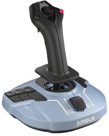 Thrustmaster TCA Officer Pack Airbus Edition Joystick USB PC Blau, Schwarz inkl. Schieberegler