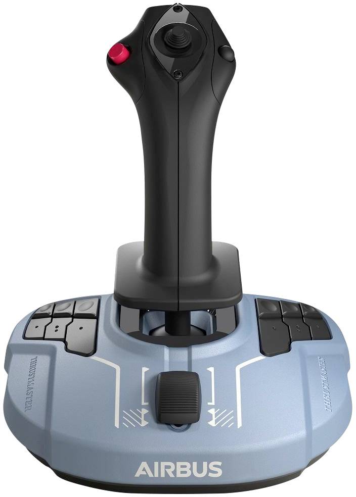Thrustmaster Civil Aviation Sidestick Airbus Edition Joystick USB PC Blau, Schwarz