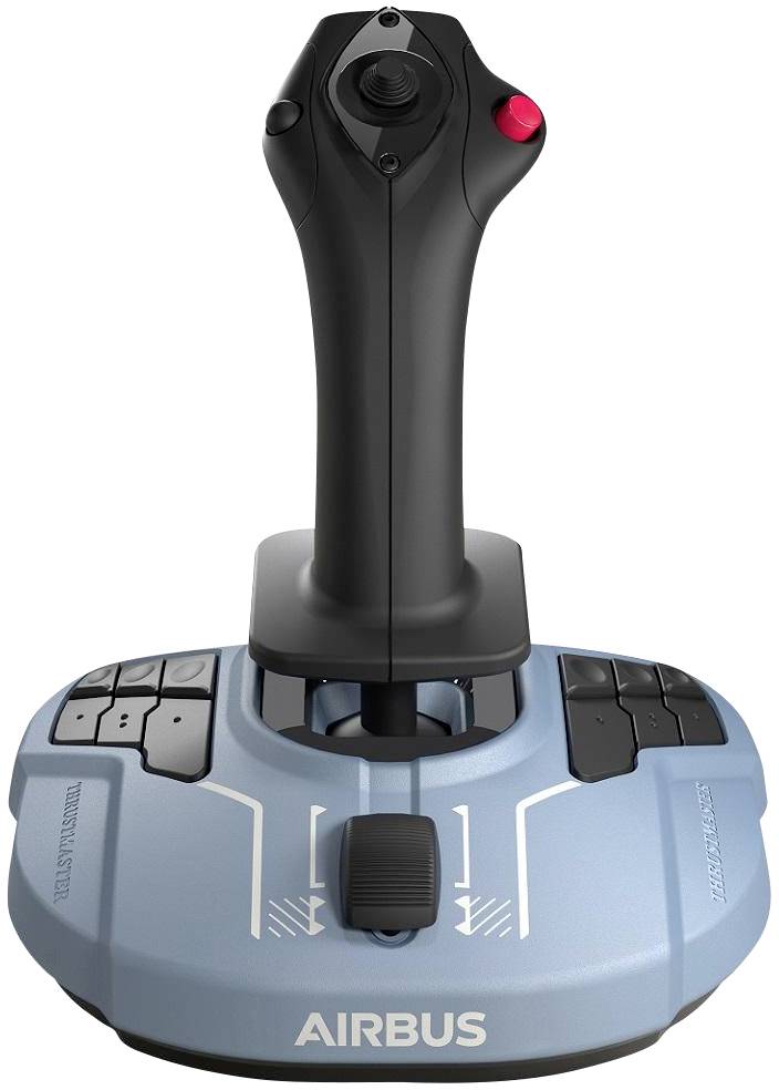 Thrustmaster Civil Aviation Sidestick Airbus Edition Joystick USB PC Blau, Schwarz