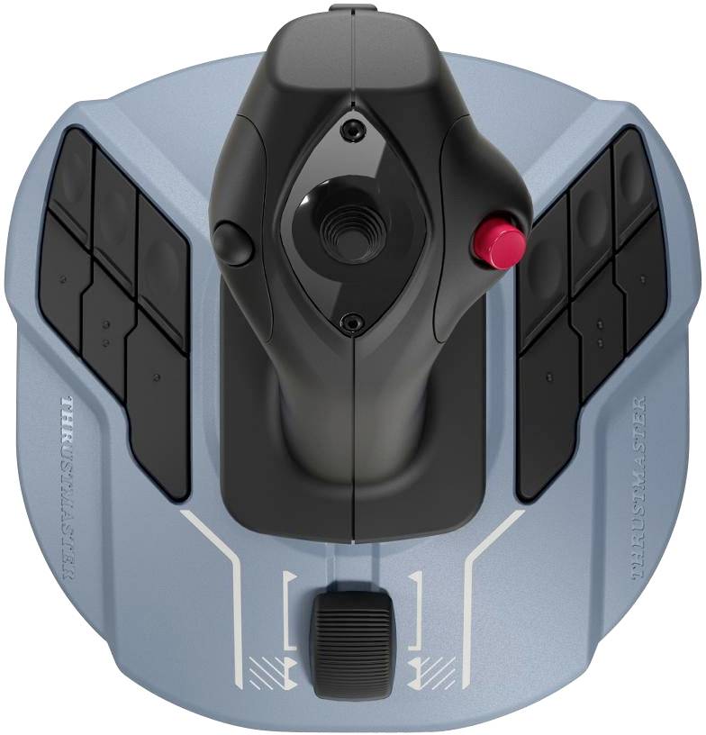 Thrustmaster Civil Aviation Sidestick Airbus Edition Joystick USB PC Blau, Schwarz