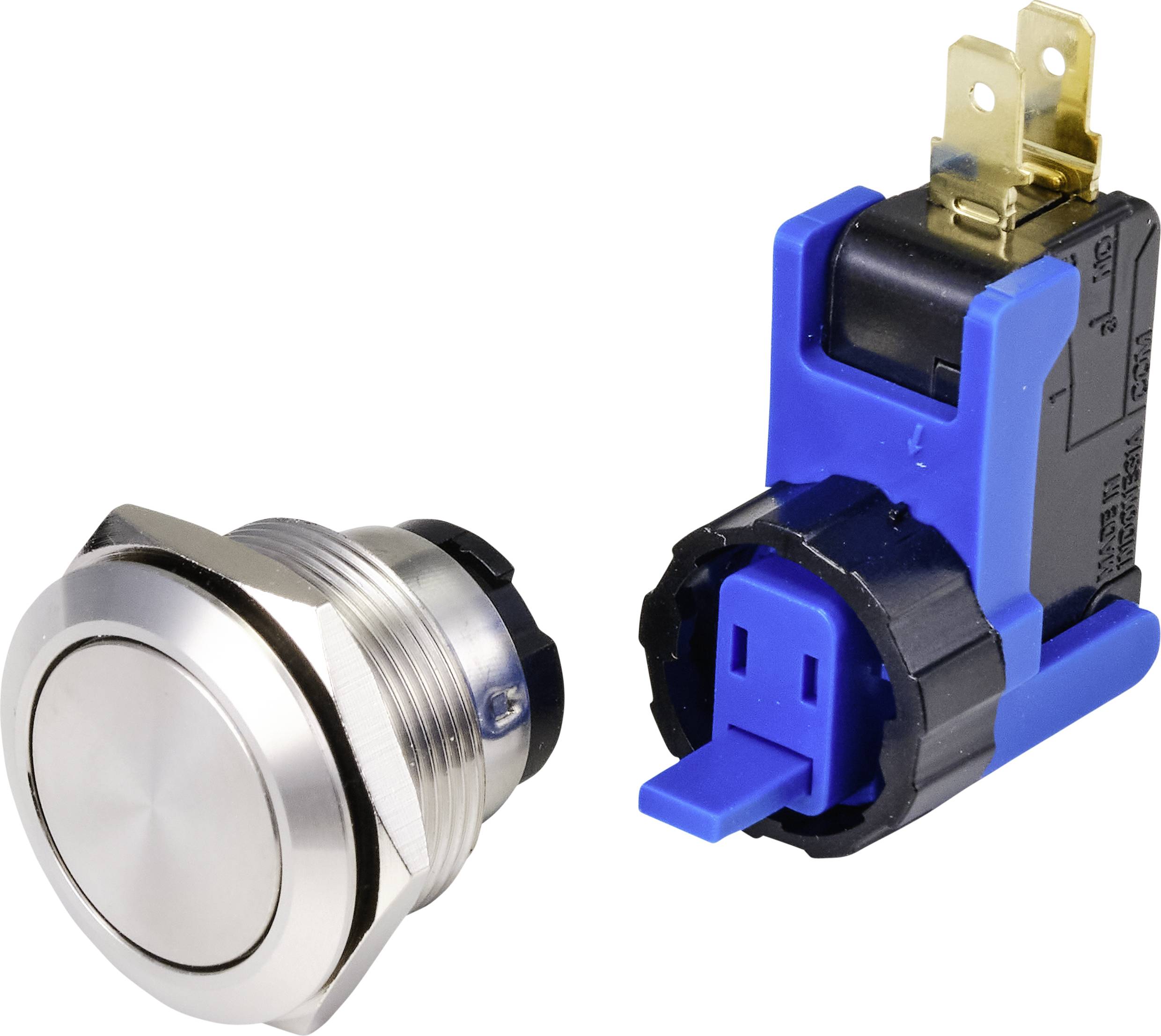 TRU COMPONENTS TC-9201348 Drucktaster 250V 15A 1 x Ein/Aus tastend IP65 1St.