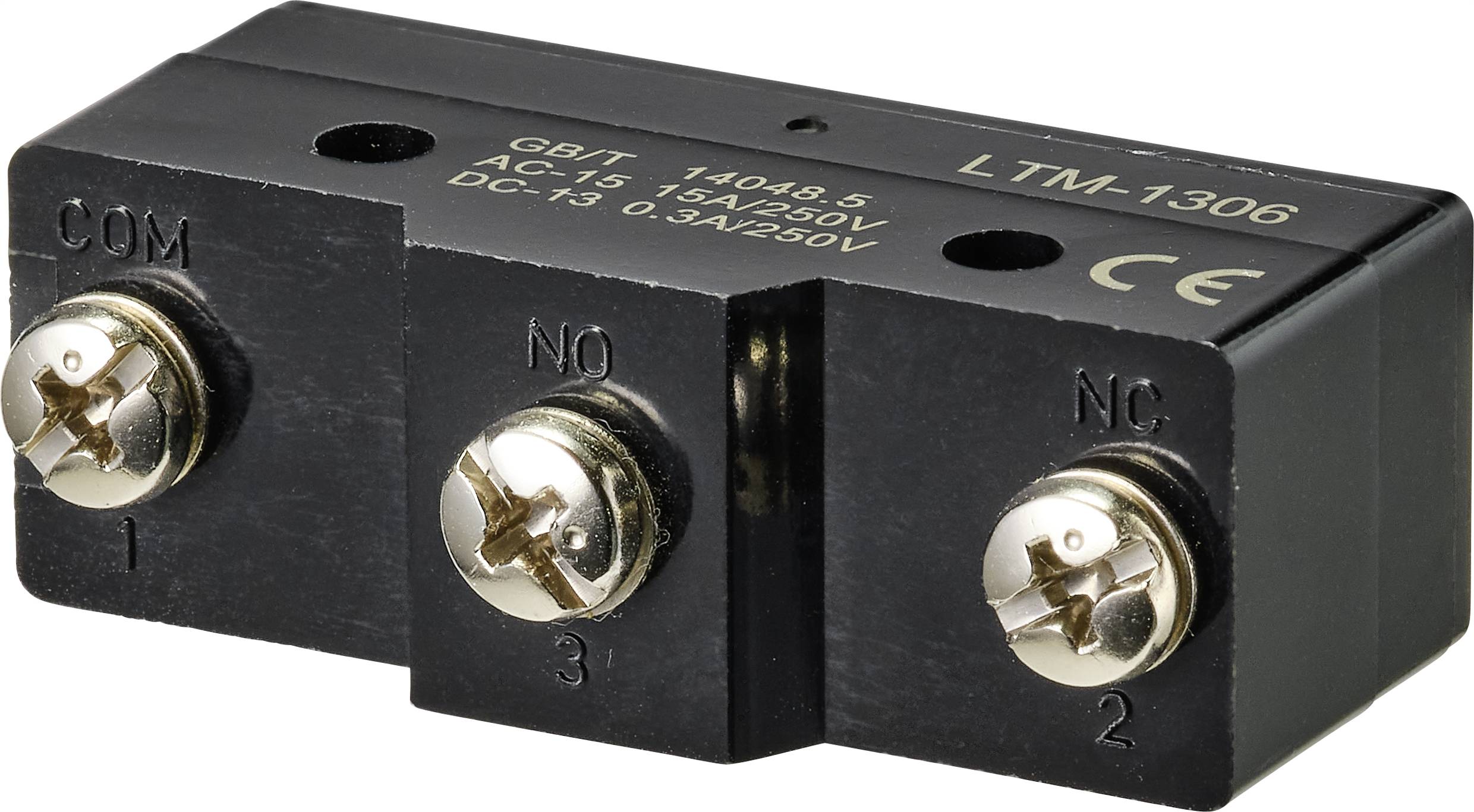 TRU COMPONENTS TC-9201356 Mikroschalter 250 V/AC 15A 1 x Ein/(Ein) tastend 1St.