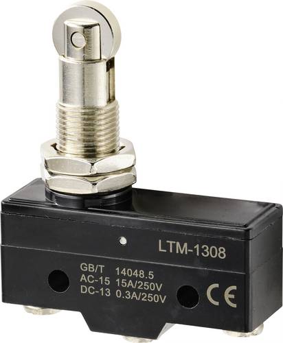 TRU COMPONENTS TC-9201360 Mikroschalter 250 V/AC 15 A 1 x Ein/(Ein) tastend 1 St.