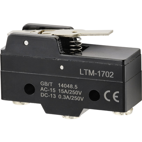 TRU COMPONENTS TC-9201364 Mikroschalter 250 V/AC 15 A 1 x Ein/(Ein) tastend 1 St.