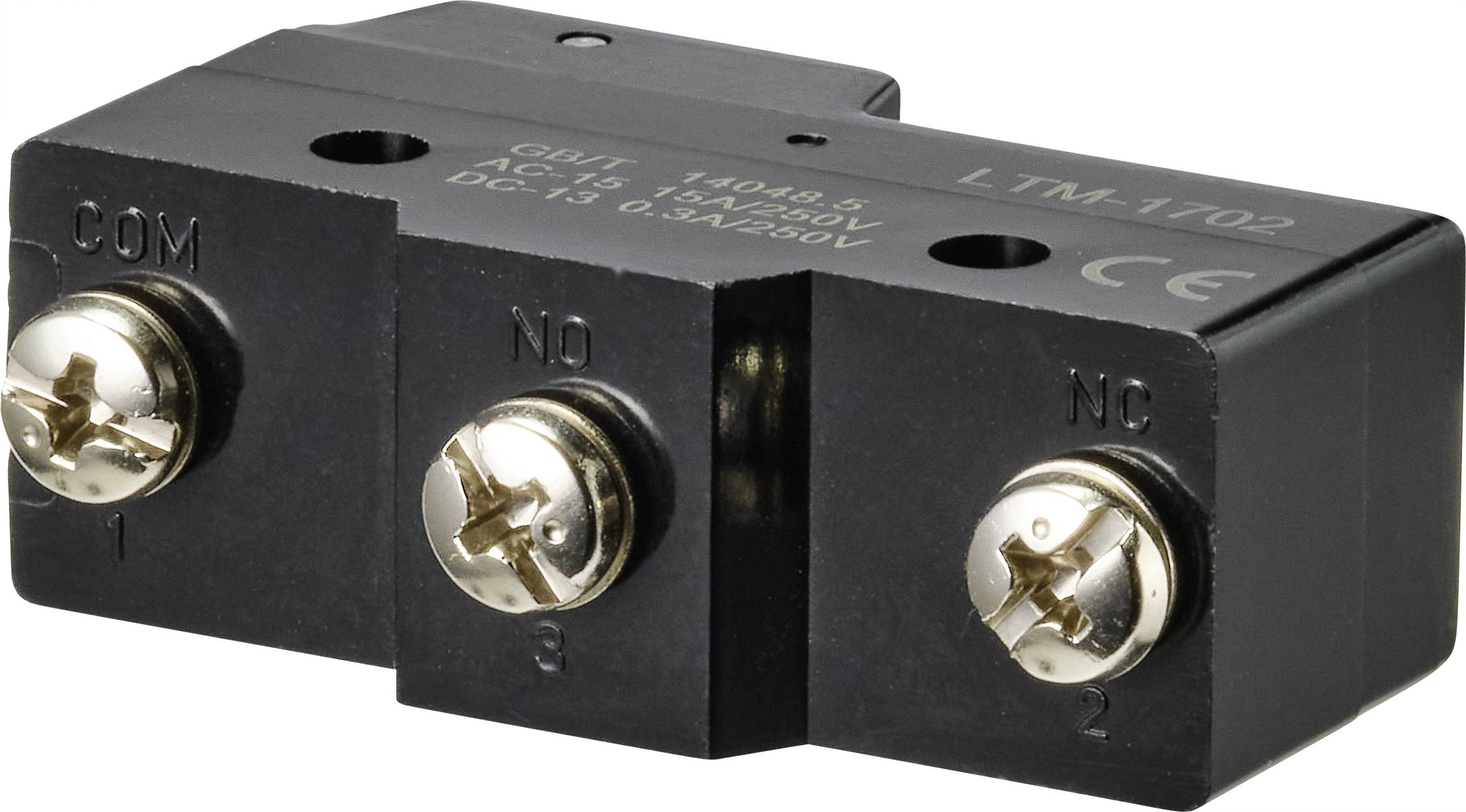 TRU COMPONENTS TC-9201364 Mikroschalter 250 V/AC 15A 1 x Ein/(Ein) tastend